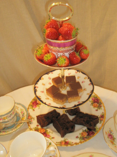 Hand made vintage cake stands