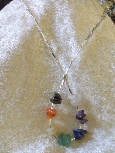 Chakra Teardrop Necklace / Pendant