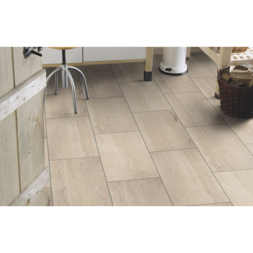 White Tile-Effect Laminate flooring