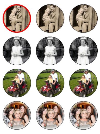 Cupcake photo toppers icing discs printed with your photos