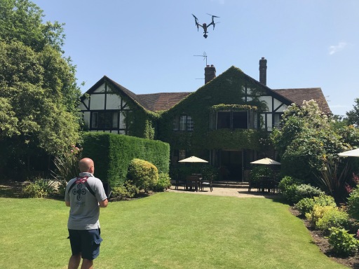 Drone Filming at Cisswood House Hotel, Horsham.