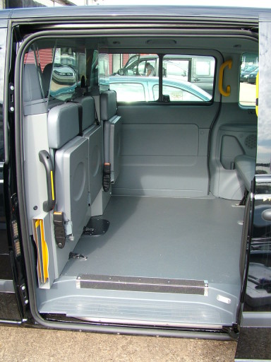 BM8 Taxi interior (note ramp storage position)
