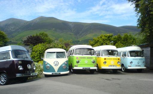 Rainbow Camper Hire VW campervan hire in The Lake District