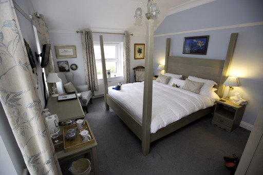 The Nest - our superior room with its 7 foot long four-poster