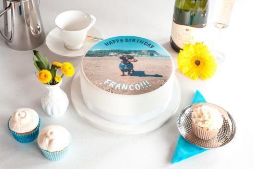 Large celebration edible cake topper