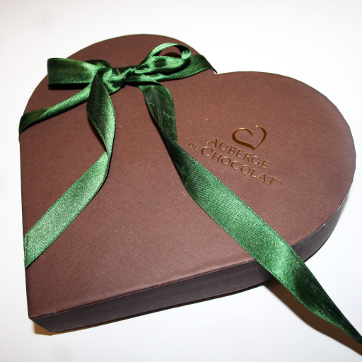 Gift of love - heart box full of delicious chocolates