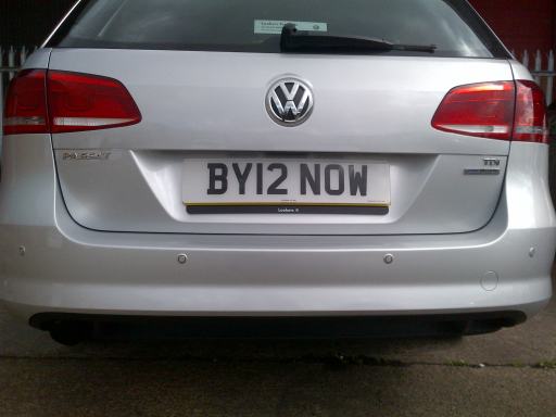 VW Passat rear parking sensors fitted