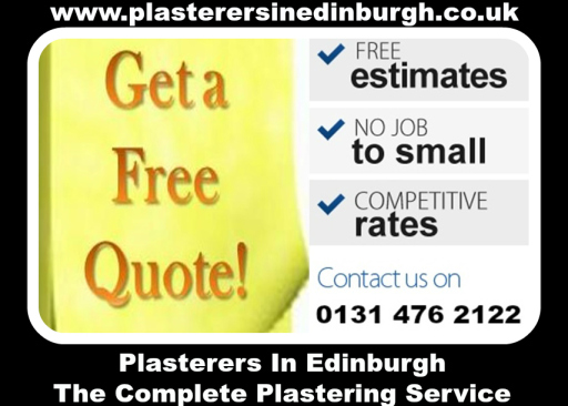 Edinburgh PLASTERING CONTRACTORS - PLASTERERS IN EDINBURGH