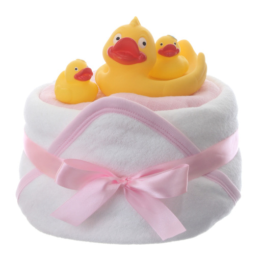 Baby Girl Bath-time Nappy Cake