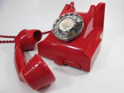 Rare Red 332 telephone 1954