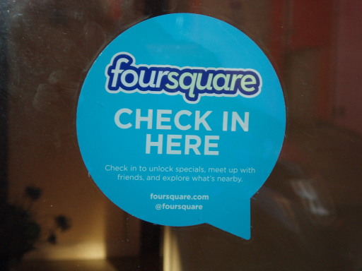 Checkin to Foursquare when you visit us!