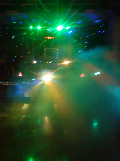 21st party with lightning sounds disco