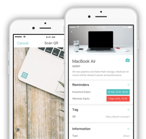 QR and RFID tagging