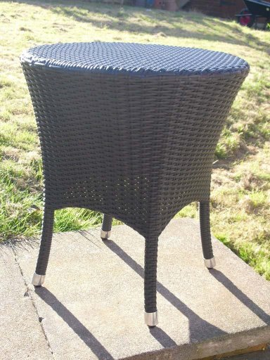 Rattan outdoor table