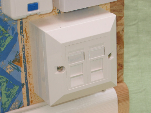 Combined ADSL and Phone Socket