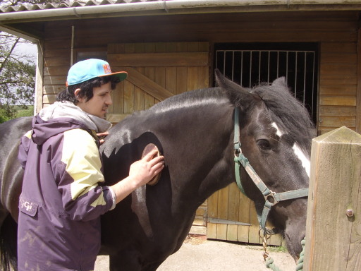 Bonding with a horse
