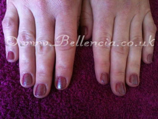 Red Baroness and Iced Coral Shellac