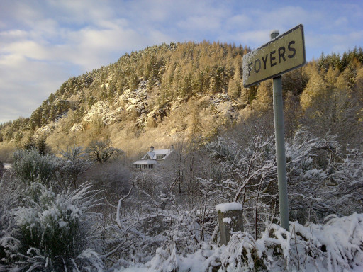 I am based in Foyers, near Inverness, but I work all over the Highlands