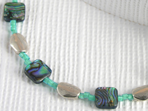 Paua Power Necklace - Abalone Necklace