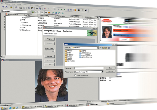 Securit ID Card Software, 3400, 4400, 5400 &amp; 6400 ODBC