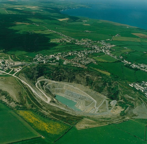 Delabole Slate Quarry, Delabole, Cornwall, UK