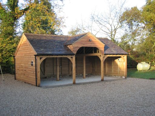 timber frame garage