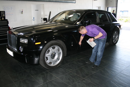 We regulary check clients vehicles