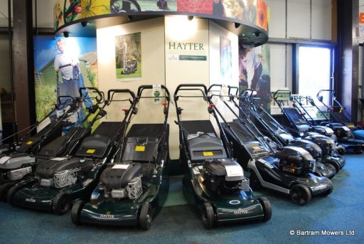 Top of the range lawn mowers from British manufacturer Hayter.