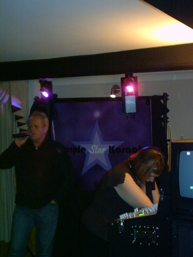 Karaoke setup