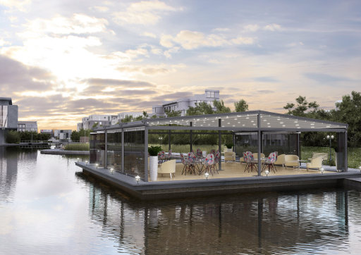 Retractable Pergola System - Architectural Solutions R1 Subulate