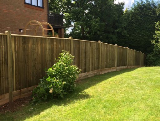 Closeboard Fencing with Capping