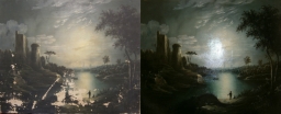 Oil painting restoration