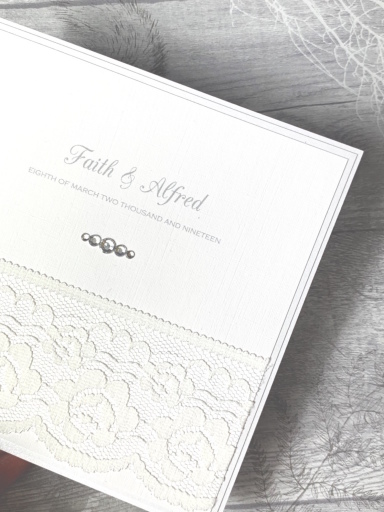 Vintage Lace wedding invitation