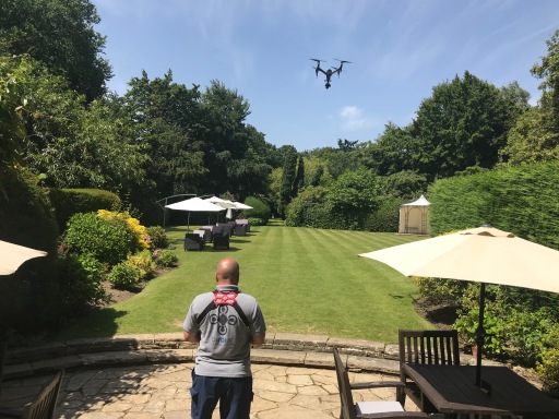 Drone Filming at Cisswood House Hotel, Horsham.