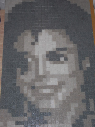 Michael Jackson Mosaic Portrait By Artist Richard Johns