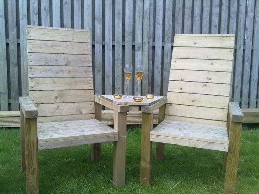 Free bridging table with every 2 chairs purchased