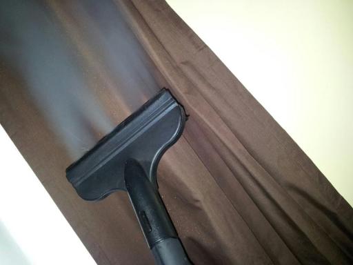 Curtain steam clean