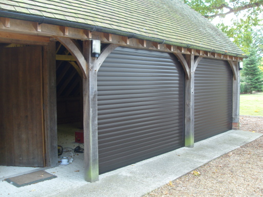 Garage doors (electric roller type)