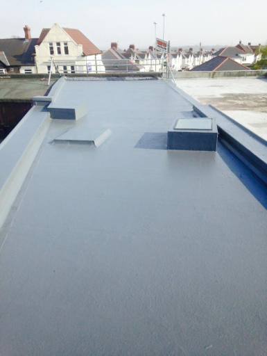 fibreglass flat roofing