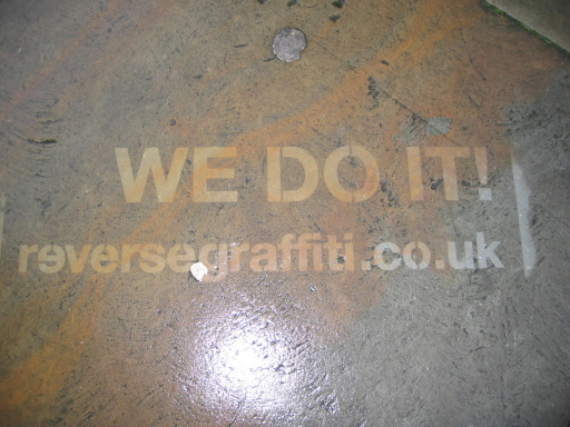 Reverse Graffiti Advertising