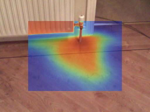 Failed copper elbow buried in screeded floor
