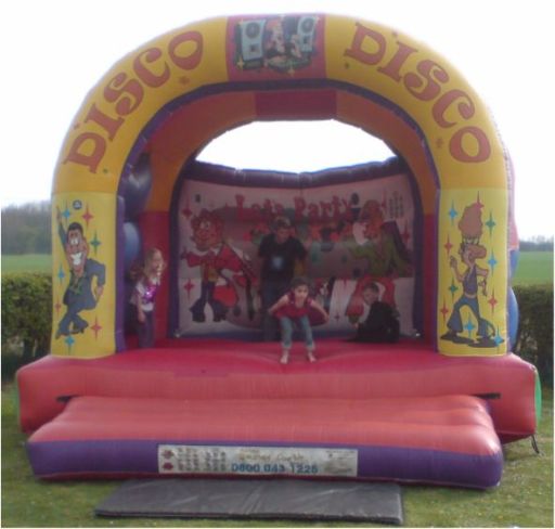 Adult 'Disco Disco' Bouncy Castle