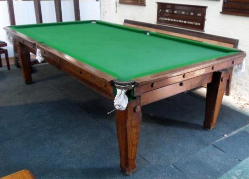 9ft Antique Snooker Dining Tables for sale at Brown's Antiques Billiards and Interiors