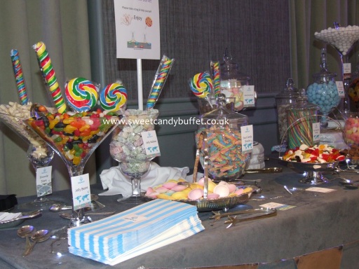 Corporate sweets buffet table Nottingham, Leeds