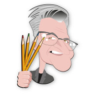 Mick Wright Caricature