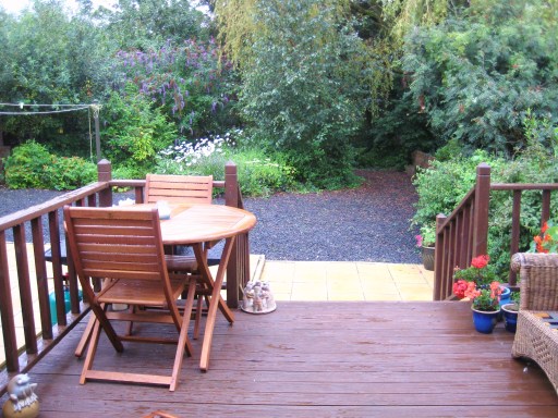 The garden gives access to Rozelle Park
