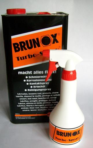 Hi Tech lubricant 'Turbo Spray' with rapid penetrating qualities, free of Teflon Silicone Graphite