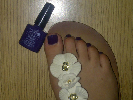 Shellac toes
