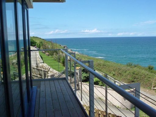 View from wrap round balcony