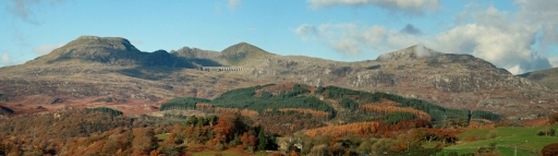 Our view over the Vale of Ffestiniog